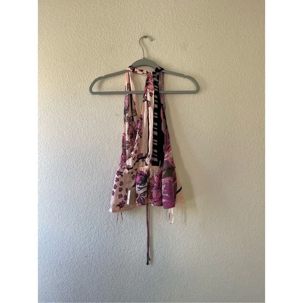NWT Free People Hot Tropics Tank multi‎ colored size medium
